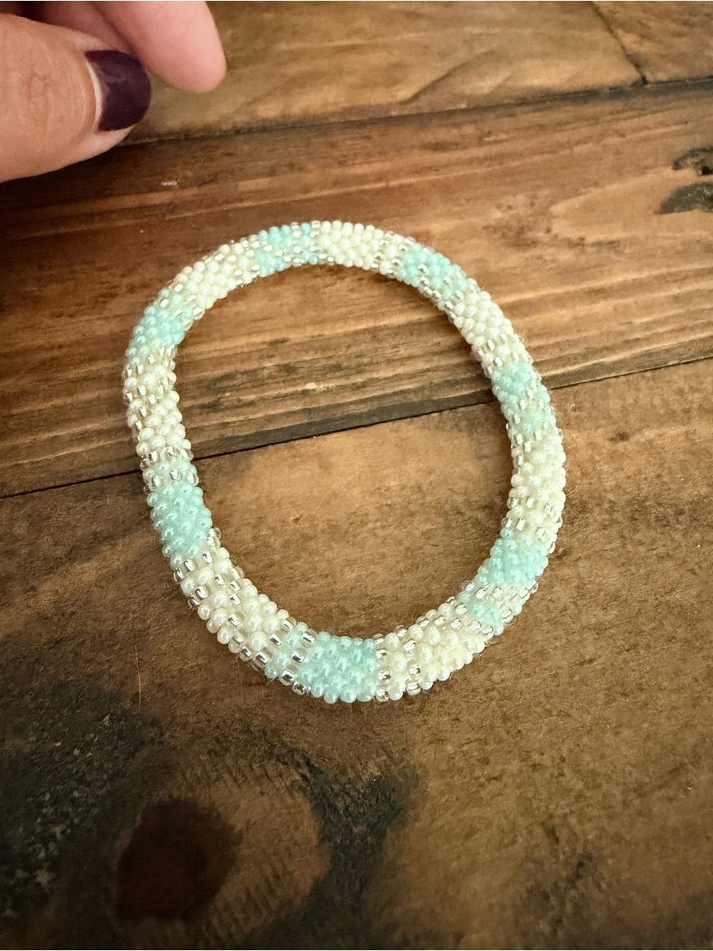 Handmade Beaded Nepal Bracelet